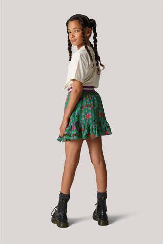 Shoeby korte rok groen Meisjes Polyamide All over print 122 128 - Foto 2