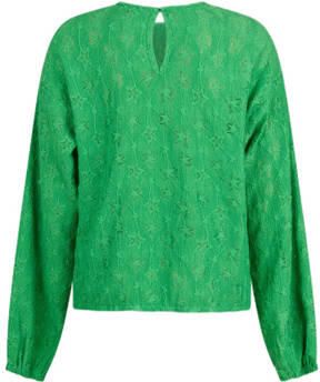 Shoeby longsleeve groen Meisjes Polyamide Ronde hals Effen 158 164