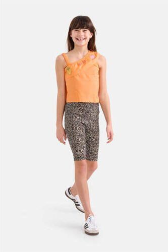 Shoeby one shoulder top oranje Effen 122 128 | Top van - Foto 3