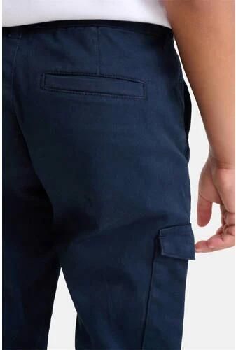 Shoeby regular fit broek donkerblauw Jongens Katoen Effen 110 116 - Foto 2