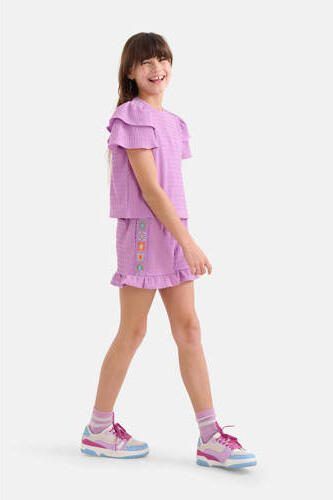 Shoeby regular fit casual short paars Korte broek Meisjes Polyester Effen 110 116 - Foto 3