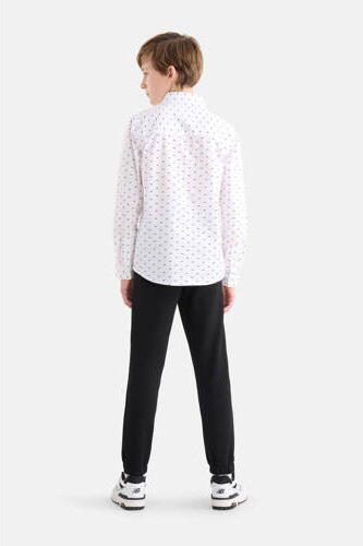 Shoeby regular fit joggingbroek zwart Jongens Sweat Effen 110 116 - Foto 2