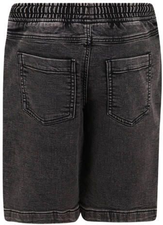Shoeby relaxed fit jog denim short grey Korte broek Grijs Jongens Katoen 110 116