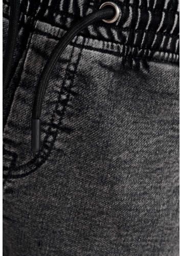 Shoeby relaxed fit jog denim short grey Korte broek Grijs Jongens Katoen 110 116 - Foto 2