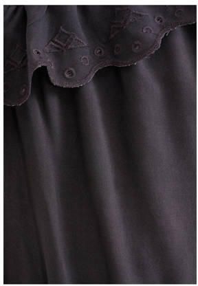 Shoeby short darkgrey Jumpsuit Meisjes Viscose One shoulder Effen 170 176