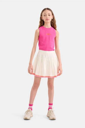 Shoeby singlet met printopdruk roze Meisjes Katoen Ronde hals Printopdruk 110 116 - Foto 3