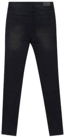 Shoeby skinny jeans black denim Zwart Effen 164 | Jeans van