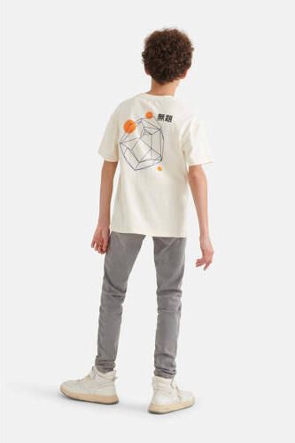 Shoeby skinny jeans Jack light grey Grijs Jongens Denim 104 - Foto 4