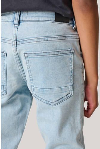 Shoeby skinny jeans light blue denim Blauw Jongens Stretchdenim 110