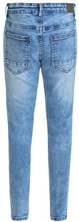 Shoeby skinny jeans mediumstone Blauw Jongens Katoen Effen 164 - Foto 2