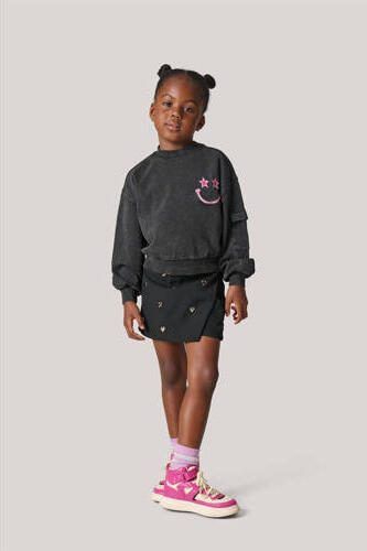 Shoeby skort zwart Rok Meisjes Polyester Effen 122 128 - Foto 3