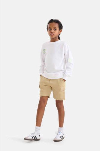 Shoeby sweatshort zand Beige Jongens Katoen Effen 110 116 - Foto 3
