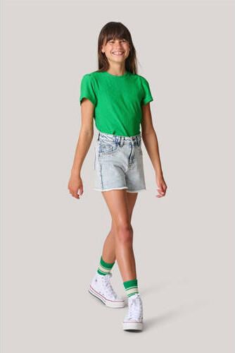 Shoeby T-shirt groen Meisjes Polyester Ronde hals Effen 170 176 - Foto 2
