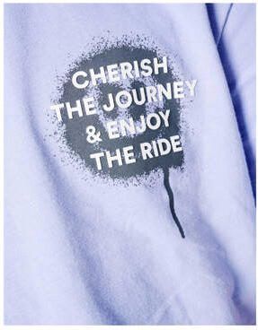 Shoeby T-shirt lichtpaars Jongens Katoen Ronde hals Effen 170 176 - Foto 3