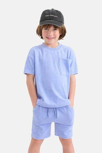 Shoeby T-shirt lila Paars Jongens Badstof Ronde hals Effen 122 128 - Foto 2
