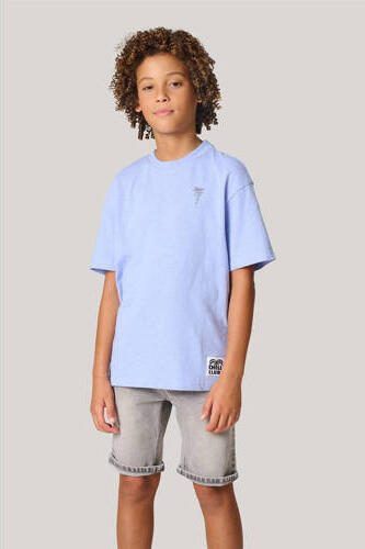 Shoeby T-shirt lila Paars Jongens Katoen Effen 146 152 - Foto 3