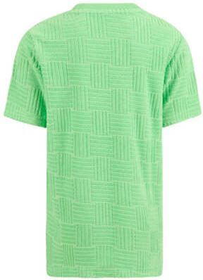 Shoeby T-shirt met all over print groen Jongens Katoen Ronde hals All over print 134 140 - Foto 2