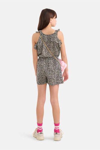 Shoeby T-shirt met all over print zwart Meisjes Viscose Ronde hals All over print 146 152