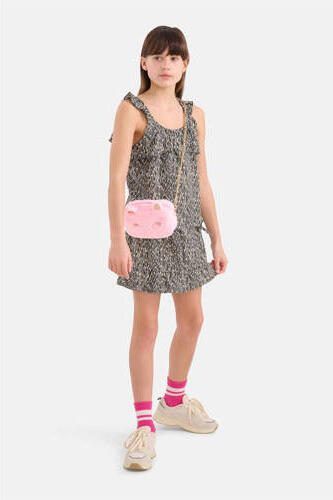 Shoeby T-shirt met all over print zwart Meisjes Viscose Ronde hals All over print 146 152 - Foto 2