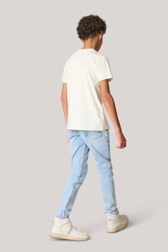 Shoeby T-shirt met printopdruk ecru Jongens Katoen Ronde hals Printopdruk 110 116 - Foto 2