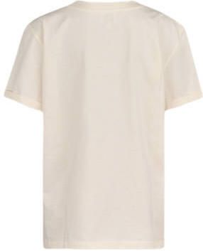Shoeby T-shirt met printopdruk gebroken wit Meisjes Katoen Ronde hals Printopdruk 134 140 - Foto 1
