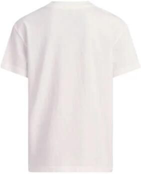 Shoeby T-shirt met printopdruk gebroken wit Meisjes Katoen Ronde hals Printopdruk 110 116