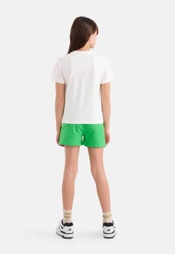 Shoeby T-shirt met printopdruk gebroken wit Meisjes Katoen Ronde hals Printopdruk 110 116 - Foto 2