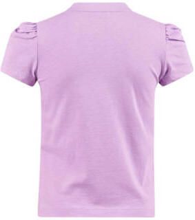 Shoeby T-shirt met printopdruk roze Meisjes Katoen Ronde hals Printopdruk 110 116