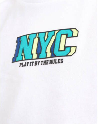 Shoeby T-shirt met printopdruk wit Jongens Katoen Ronde hals Printopdruk 110 116 - Foto 2