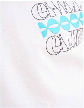 Shoeby T-shirt met printopdruk wit Jongens Katoen Ronde hals Printopdruk 122 128 - Foto 2