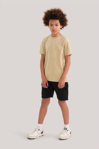 Shoeby T-shirt met printopdruk zand Beige Jongens Katoen Ronde hals Printopdruk 170 176 - Foto 2
