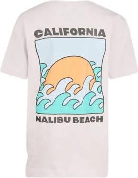 Shoeby T-shirt wit Jongens Katoen Ronde hals Effen 134 140 - Foto 3