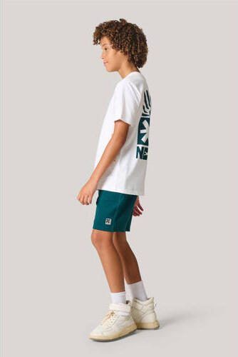 Shoeby T-shirt wit Jongens Katoen Ronde hals Effen 158 164 - Foto 3