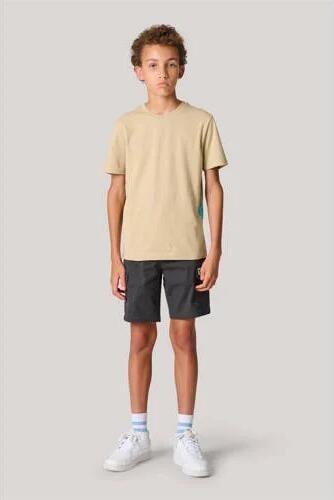 Shoeby T-shirt zand Beige Jongens Katoen Ronde hals Effen 134 140 - Foto 2