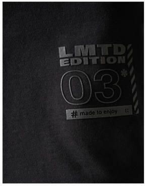 Shoeby T-shirt zwart Jongens Katoen Ronde hals Effen 122 128 - Foto 4