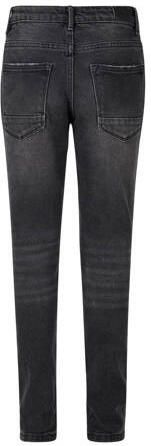 Shoeby tapered fit jeans donkergrijs Jongens Denim Effen 104 - Foto 2