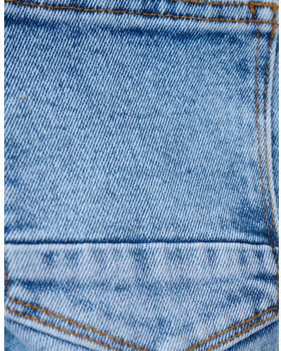 Shoeby tapered fit jeans mediumstone blue Blauw Jongens Stretchdenim Effen 104 - Foto 3