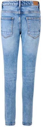 Shoeby tapered fit jeans mediumstone blue Blauw Jongens Stretchdenim Effen 104 - Foto 2