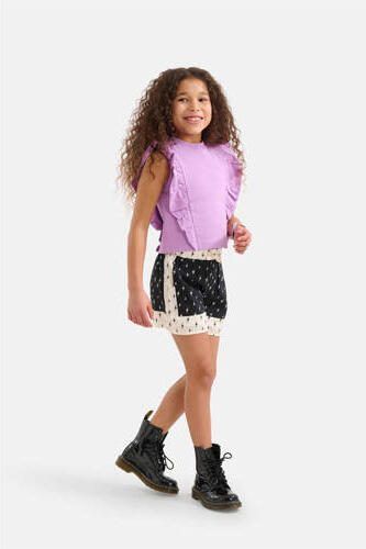 Shoeby top lila Paars Meisjes Katoen Ronde hals Effen 110 116 - Foto 2