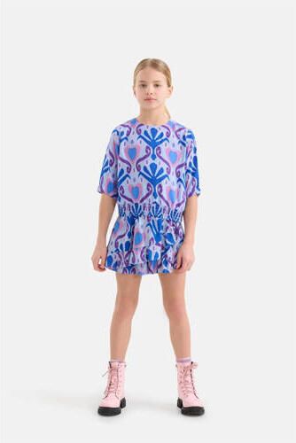 Shoeby top met all over print blauw Meisjes Viscose Ronde hals All over print 110 116