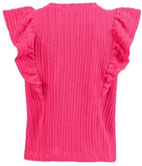 Shoeby top roze Meisjes Polyester Ronde hals Effen 158 164 - Foto 3