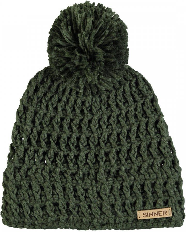 Sinner muts Nordicmet pompon kaki
