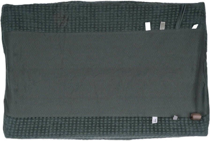 Snoozebaby aankleedkussenhoes Happy Dressing Dark Green Verschoonmatje Groen - Foto 2