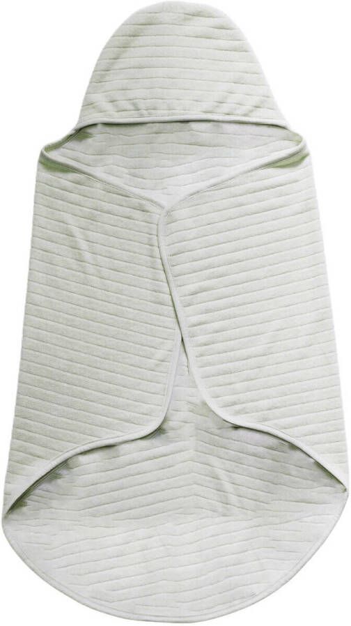 Snoozebaby badcape Mystic Mint Handdoek badcape Groen Effen