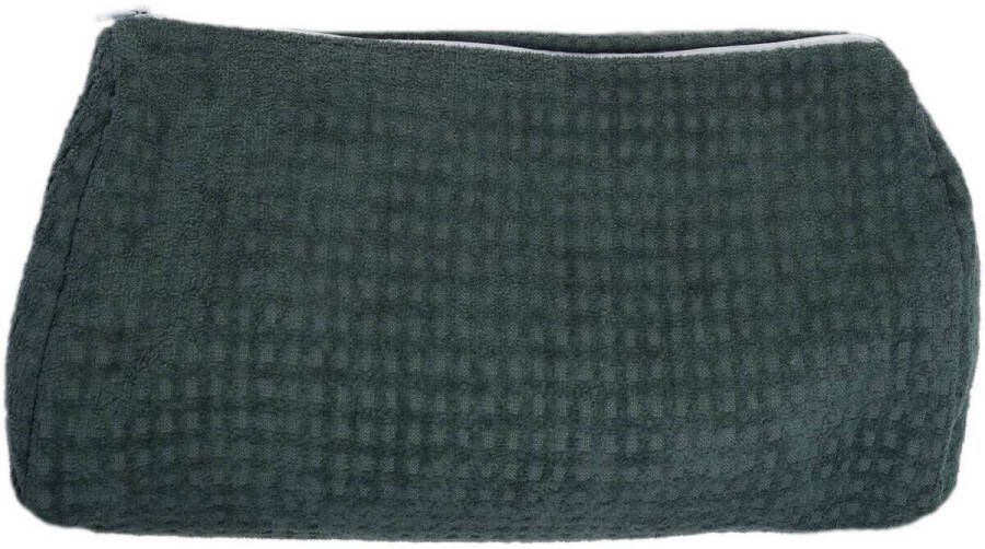 Snoozebaby toilettas Big Dark Green Groen Katoen