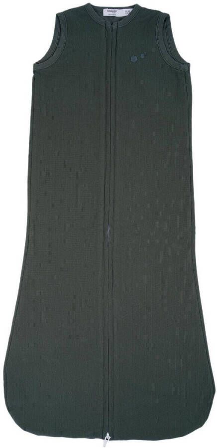 Snoozebaby baby slaapzak Dark Green Babyslaapzak Groen Effen 70 - Foto 3