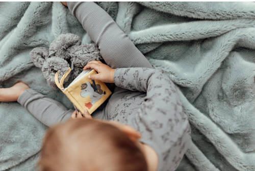 Snoozebaby baby knisperboekje geel Accessoire | Accessoire van - Foto 4