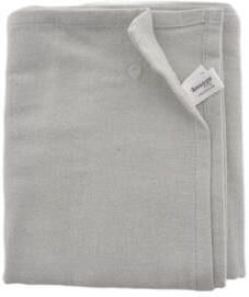 Snoozebaby flanellen swaddle 80x80 cm Mystic Mint Groen - Foto 4