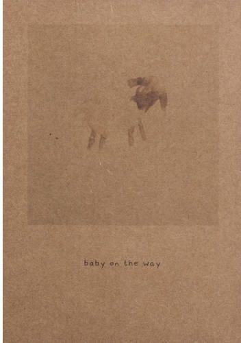 Snoozebaby Giftcard set (geboortekaartje + envelop + knuffeldoekje klein) Bruin - Foto 2