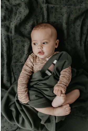 Snoozebaby ledikantdeken T.O.G. 1.0 Babydeken Groen Effen - Foto 2